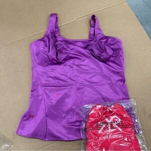 New Ruby Ribbon Simply Smoothing Pocket Cami Hyper Violet